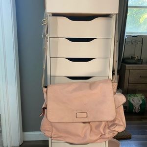 Gucci pink leather satchel